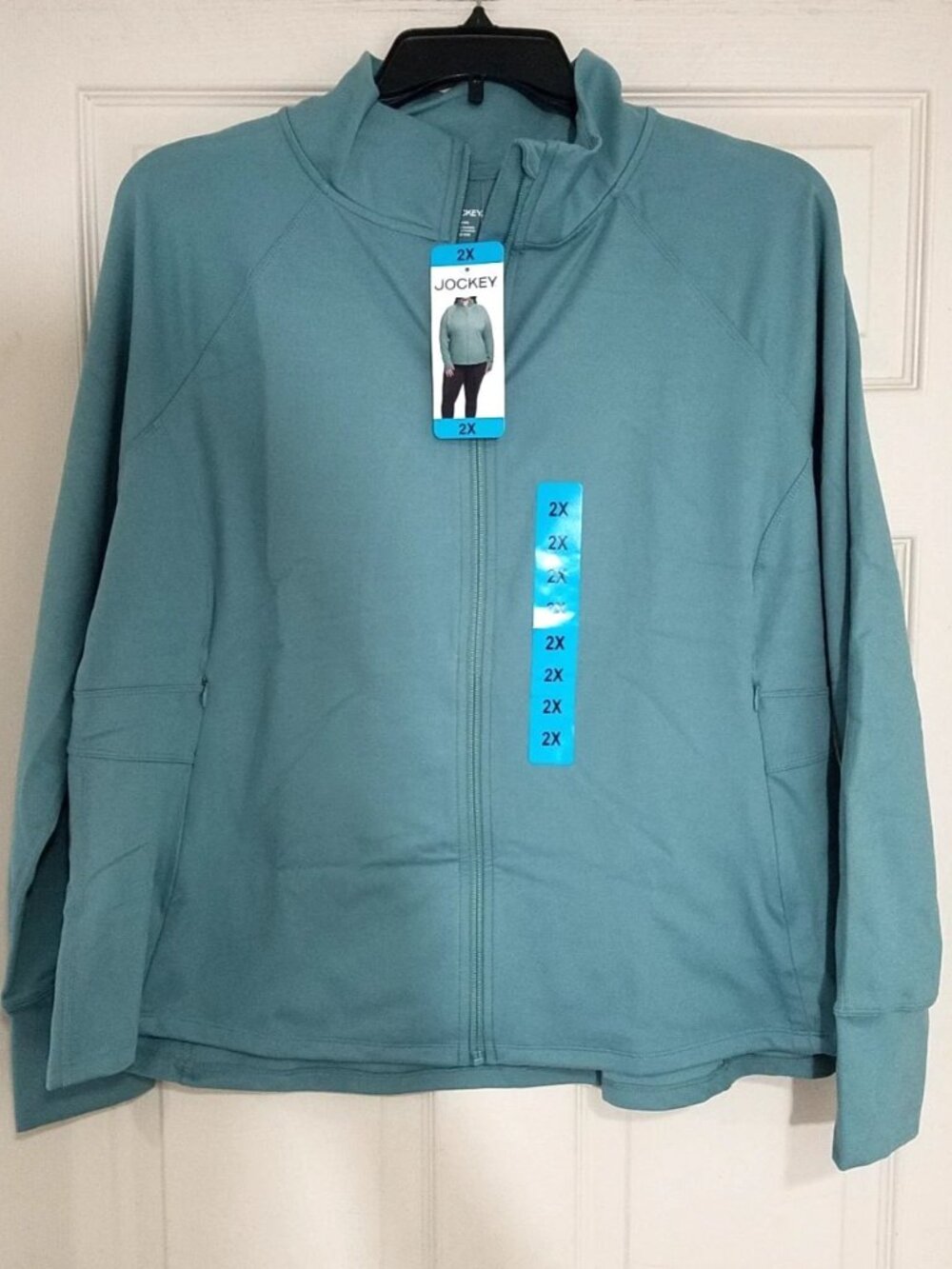 Jockey Tulip Hem Yoga Jacket Womens Size 2X